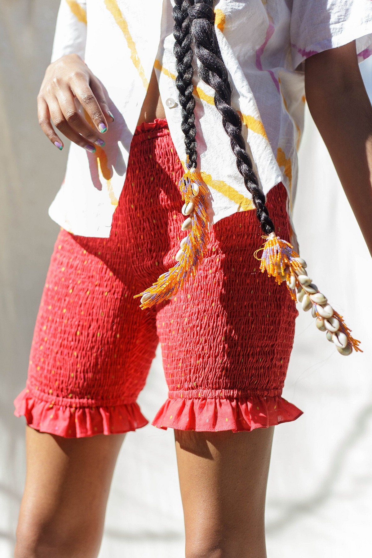 Smocked Shorts