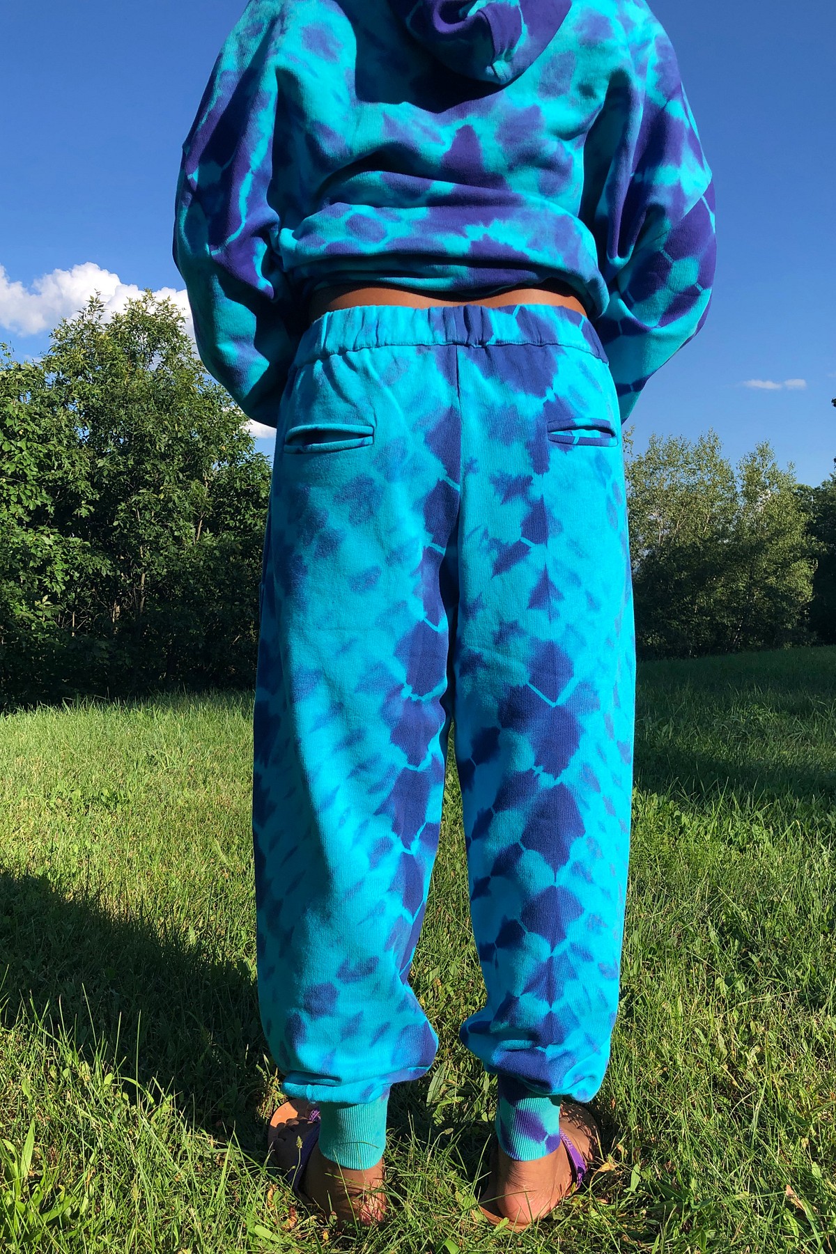 Ocean Tie Dye Jogger Pants abacaxi