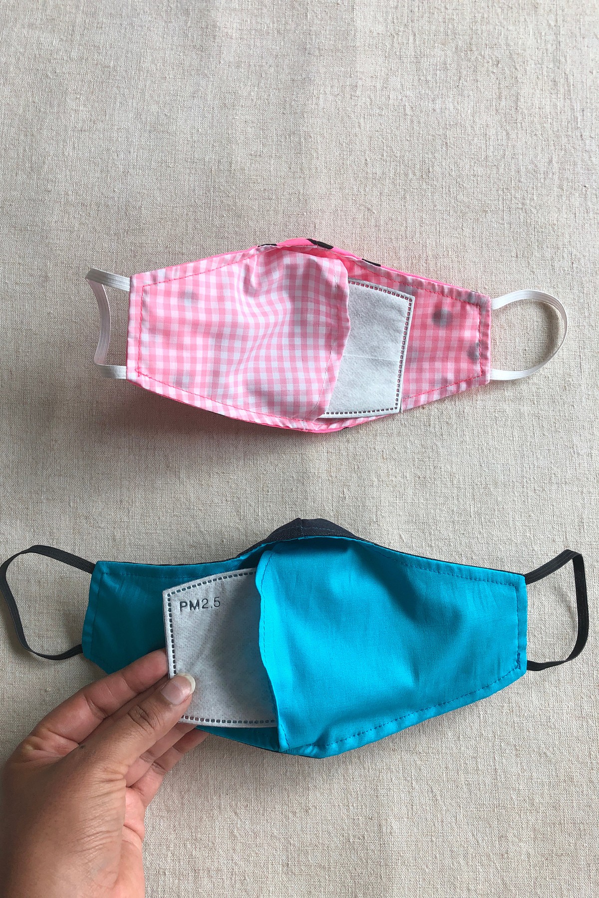 Cotton Face Mask with Filter Pocket