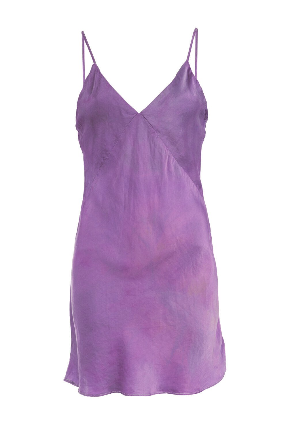 Cochineal-Dyed Silk Slip Dress