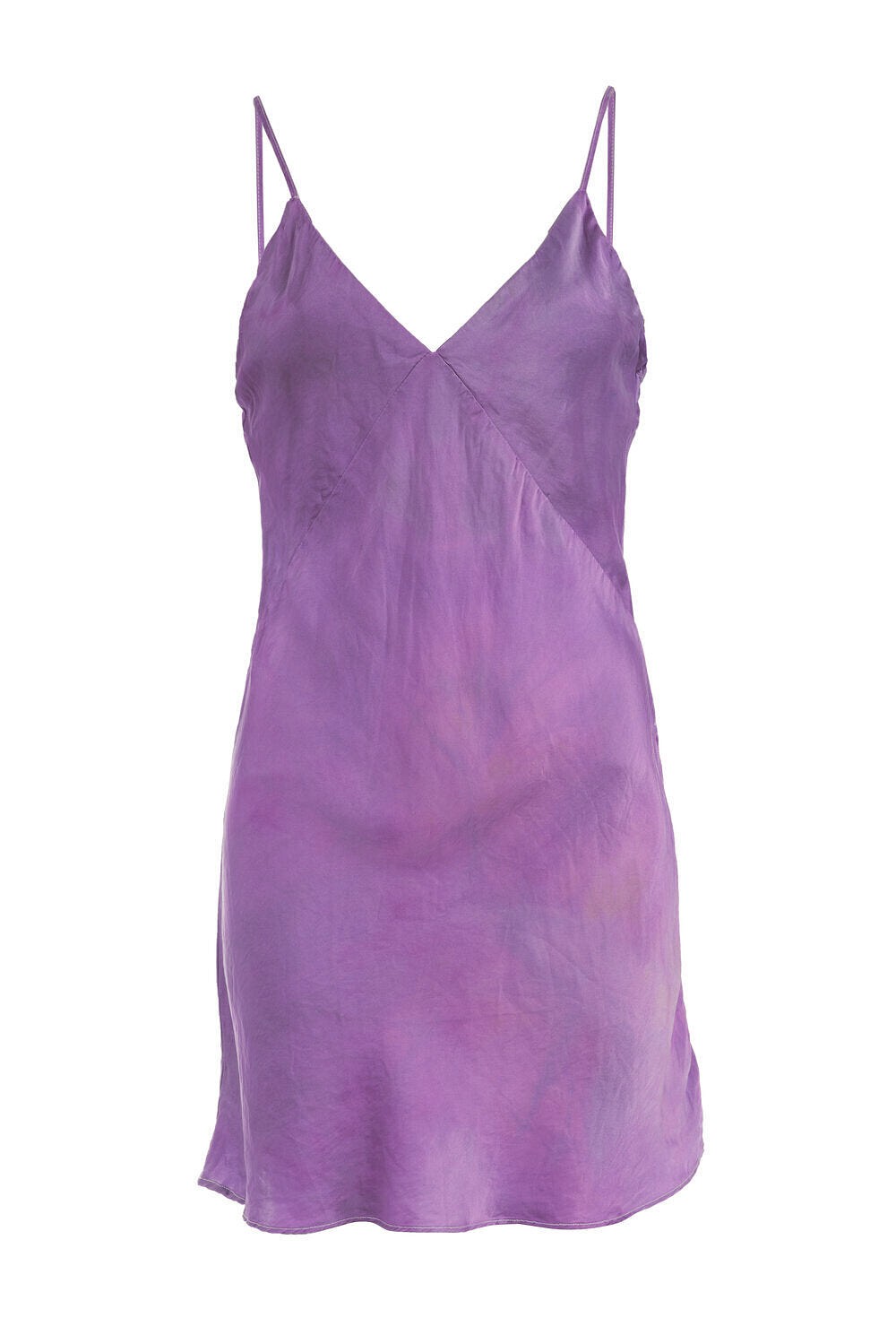Cochineal-Dyed Silk Slip Dress