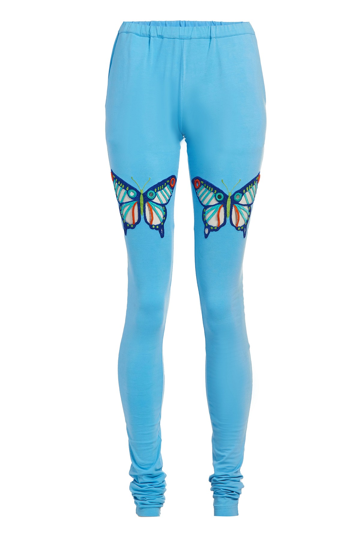 Blue Butterfly Tights