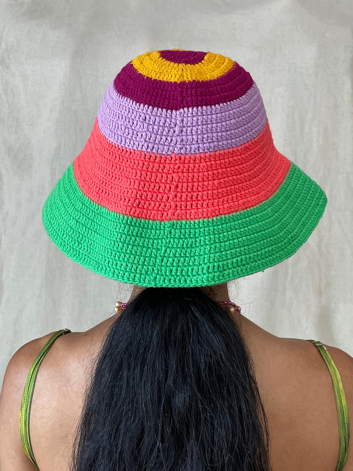 Double crochet bucket hat