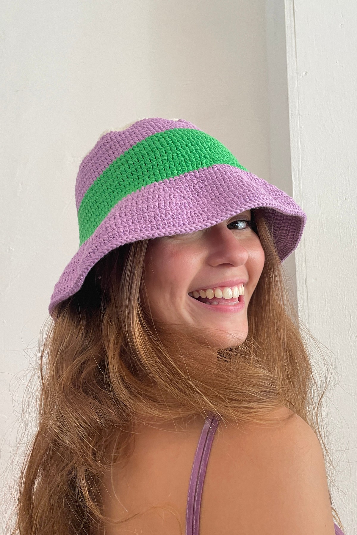 Double crochet bucket hat